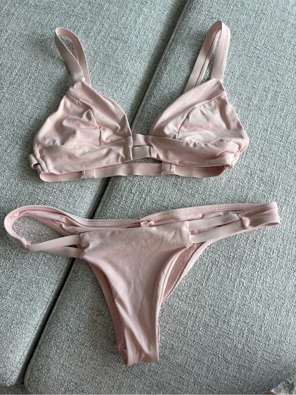 Light Pink Two-Piece Bikini Set